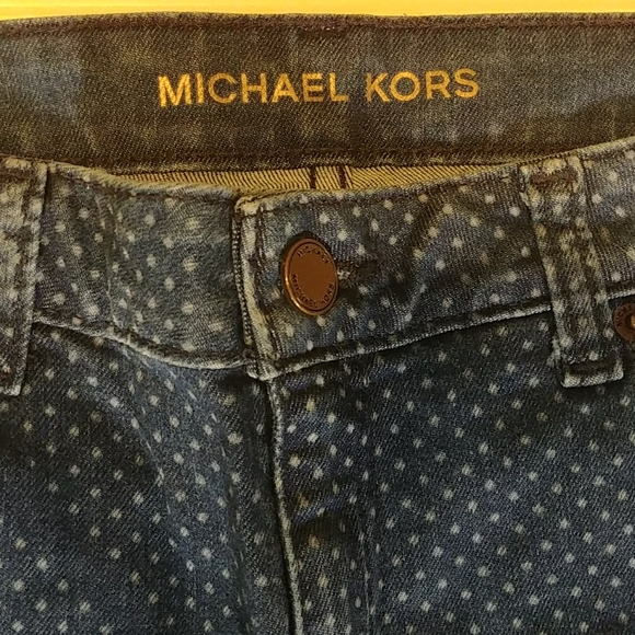 Michael Kors Polka Dot Skinny Jeans - Picture 8 of 12